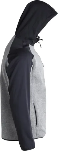 Vista 5 de Reebok Chaqueta deportiva para hombre, sudadera con capucha de forro polar con cremallera para hombre, abrigo ligero de rendimiento (M-XXL)