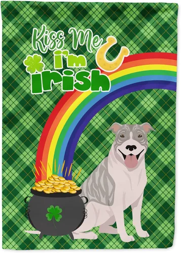 Vista 108 de Caroline's Treasures WDK4731GF - Bandera decorativa para jardín del día de San Patricio, color negro y tostado, Airedale Terrier, para jardín