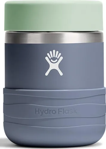 Vista 5 de Hydro Flask Recipiente de alimentos aislado – Contenedor de aperitivos para niños y lonchera – Tarro de comida de 12 onzas en color morado anémona