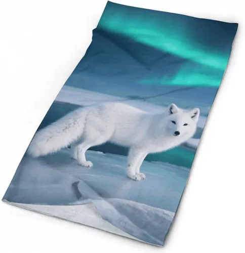 Vista 3 de Arctic Fox Neck Gaiter Breathable & Moisture-Wicking Face Mask Bandana Balaclava Sun Protection Face Cover Scarf Lightweight Seamless Design for