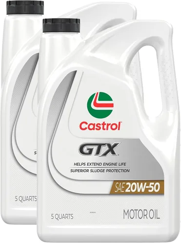 Vista 11 de Castrol GTX 20W-50 Aceite de motor convencional, 1 cuarto de galón, paquete de 6