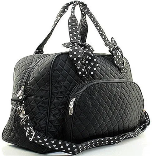 Vista 3 de Bolsa de hombro acolchada de color sólido para hombre