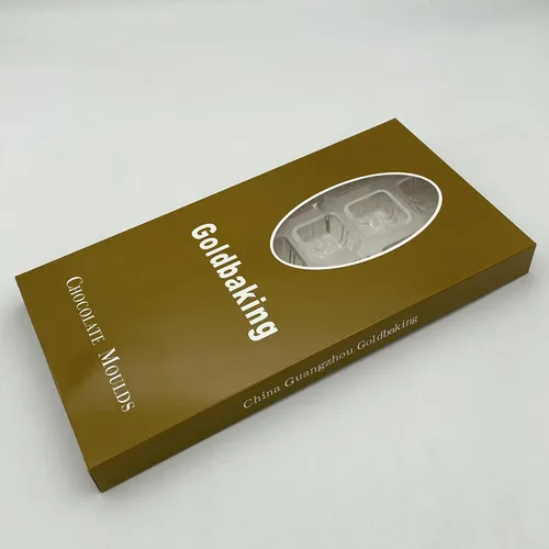 Vista 2 de Caja de regalo Forma de Policarbonato Caramelo Molde Chocolate Bonbon Molde DIY Chocolate Bandeja de Plástico (2114) Molde de policarbonato