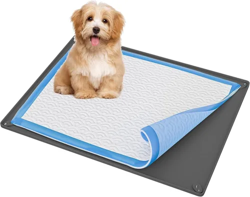Vista 18 de Bandeja para orina de perro para almohadillas de orina de 30 x 36 pulgadas Gris