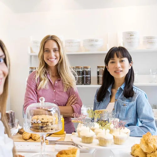 Vista 6 de 36 piezas de decoración para cupcakes con corazón de amor con purpurina para despedida de soltera, para boda, compromiso, cumpleaños, aniversario