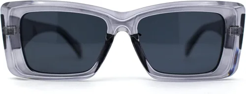 Vista 9 de SA106 Gafas de sol rectangulares de plástico biselado para mujer
