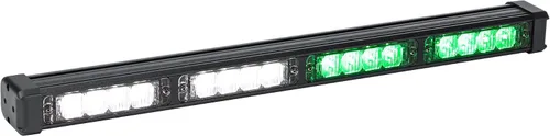 Vista 9 de LAMPHUS SolarBlast SBLS44, barra de luces LED de advertencia de emergencia para cubierta, 16 W, azul y rojo