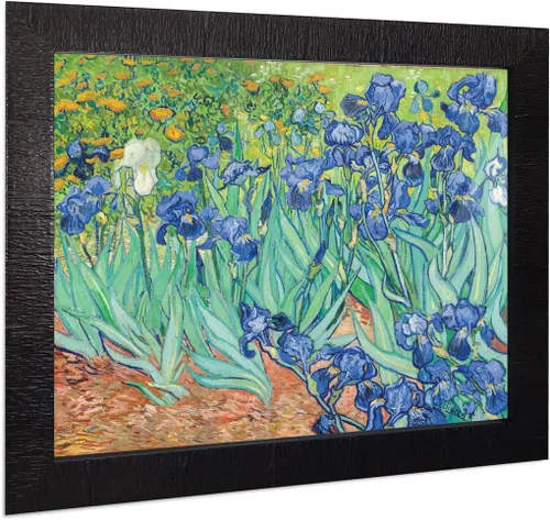 Vista 20 de Vincent Van Gogh - Arte de pared enmarcado con diseño de flores de almendra, maravilloso para exhibir en la cocina, el baño o la decoración