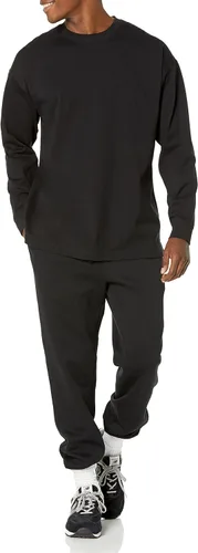 Vista 4 de Tienda Essentials Camiseta de manga larga para hombre de algodón orgánico de gran