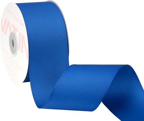 Vista 132 de VATIN Cinta de Grogrén Negra, 1-1/2" x 50 Yardas Continuas, Cinta de Grogrén de Poliéster Negra, Usar para Lazos de Bricolaje, Accesorios