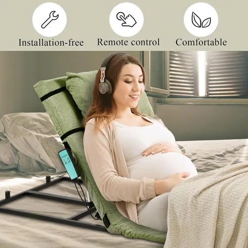Vista 7 de Respaldo de cama elevadora - Asistencia de elevación de cama sentada, respaldo auxiliar eléctrico con control remoto, asistencia de cama