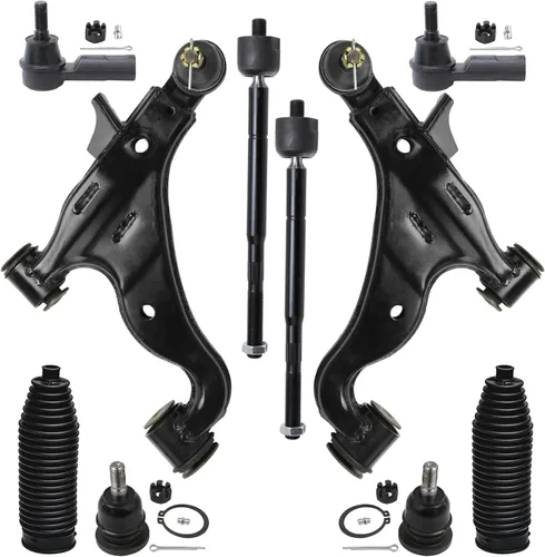Vista 611 de Detroit Axle - Kit de suspensión frontal de 10 piezas para Dodge Avenger 2008-2014, Chrysler Sebring 2007-2010, 2 brazos de control inferiores, 2