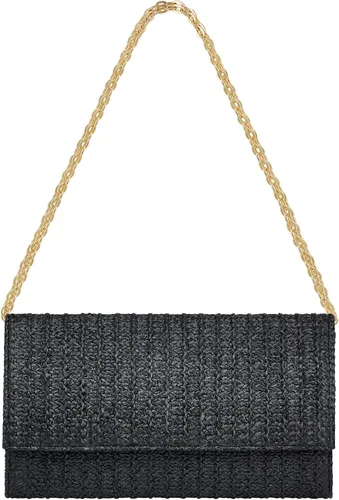 Vista 9 de Kseymeir Bolso de mano de paja para el hombro, bolso cruzado tipo sobre, bolso de rafia para verano, playa, viajes, moda 2026 Straw, Summer