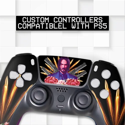 Vista 2 de BCB Controllers Custom Modded Wireless Controllers Compatible with PS5 Controller Works with Playstation 5 Console Proudly Customized in USA with