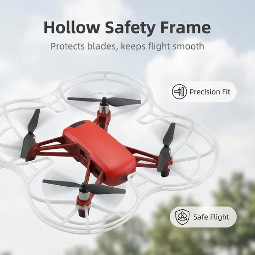 Vista 4 de 1 juego de protectores de hélice, kit de protección de hoja de marco de protección de hélice de dron, adecuado para HS100, E58, E88, G6, Q6, L900