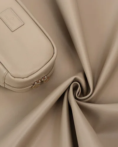 Vista 2 de Pocmimut Bolsa de maquillaje, bolsa de maquillaje plana abierta, accesorios para automóvil, organizador de artículos esenciales de viaje