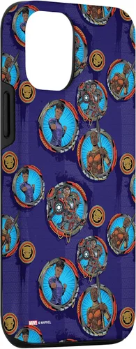 Vista 3 de iPhone 15 Marvel Black Panther: Wakanda Forever Okoye Shuri Ironheart Case