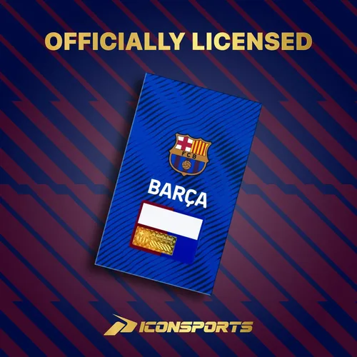 Vista 7 de Icon Sports Officially Licensed FC Barcelona Beanie - Unisex Adult
