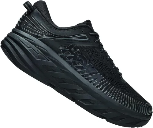 Vista 5 de HOKA ONE ONE Bondi 7 - Tenis de correr para hombre, NegroBlanco