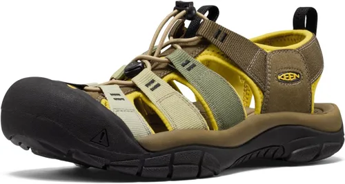 Vista 57 de KEEN Newport H2 Sandalias de punta cerrada para hombre Aleación/oro crema