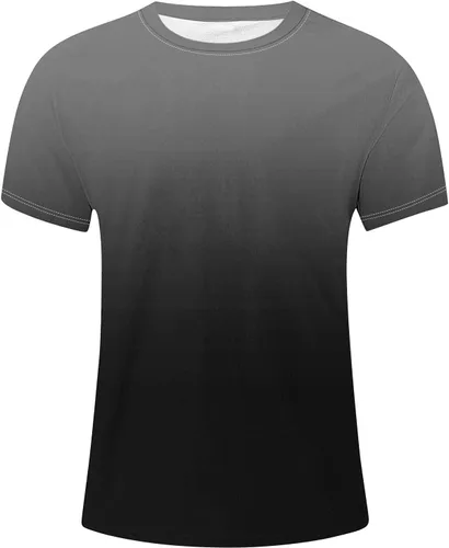 Vista 3 de Camisetas gráficas de gran tamaño para hombre, camisetas atléticas de manga corta con cuello redondo, divertidas camisetas atléticas