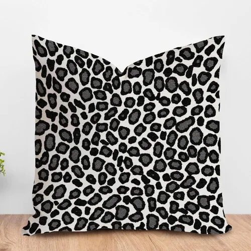 Vista 15 de ArogGeld Funda de cojín con estampado de guepardo negro, estampado de leopardo, animal, decoración de granja, funda de almohada para oficina, coche