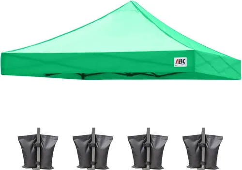 Vista 47 de ABCCANOPY Toldo de repuesto para tienda de campaña desplegable (8 x 8 pies, blanco)