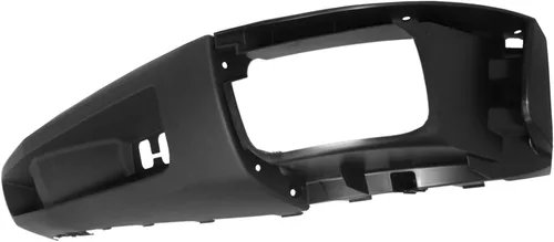 Vista 4 de Armazón inferior de la defensa, negro texturizado con orificios para remolque, para Chevy Silverado 2007-2013 1500 GM1092192