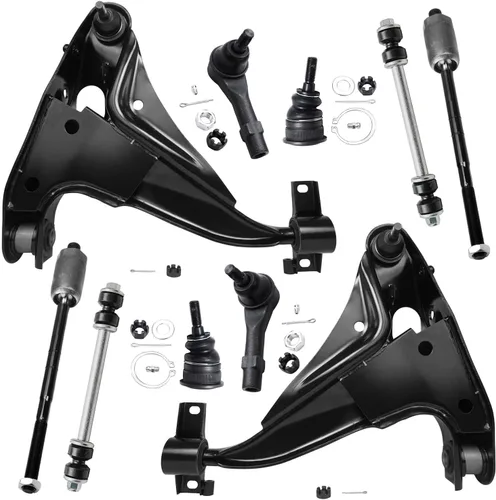 Vista 360 de Detroit Axle - Kit de suspensión frontal de 10 piezas para Dodge Avenger 2008-2014, Chrysler Sebring 2007-2010, 2 brazos de control inferiores, 2