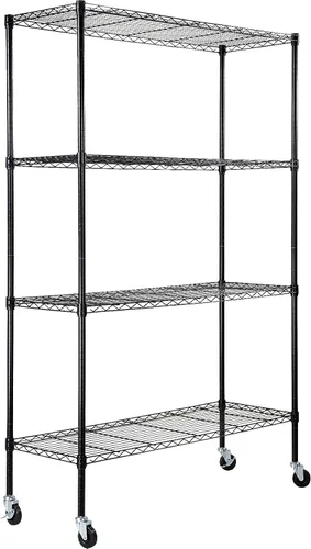 Vista 22 de VEVOR Estantes de almacenamiento, estantería de garaje de 5 niveles y 2000 Negro