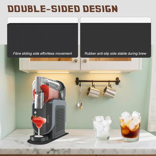 Vista 5 de Alfombrilla deslizante para máquina de granizado Ninja FS301/FS300, máquina de bebidas congeladas, almohadilla deslizante para máquina de granizado