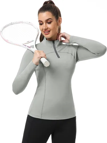 Vista 4 de CADMUS Women's Compression Long Sleeve Shirts for Hiking Running Dry Fit Tights