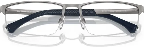 Vista 5 de Emporio Armani Marcos rectangulares para gafas graduadas EA1041 para hombre Lente mate de plomo/Demo.