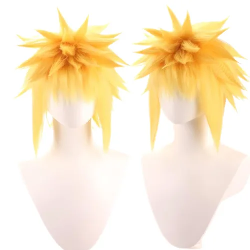 Vista 24 de COSPLAZA Peluca de cosplay de niña larga y recta azul profundo de pelo completo de anime