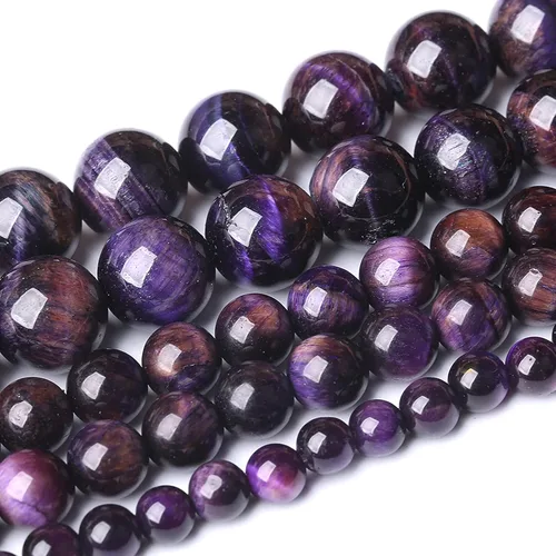 Vista 223 de 100 cuentas de piedra multicolor natural de 0.236 pulgadas (0.236 in), cuentas espaciadoras sueltas redondas para hacer pulseras, collares, aretes