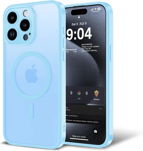 Vista 50 de Funda para iPhone 11 con protector de pantalla, compatible con MagSafe, ultra delgada, translúcida, mate, a prueba de golpes, color negro