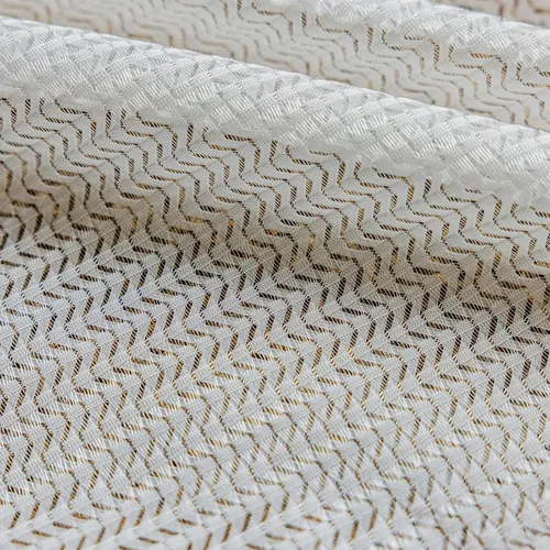 Vista 31 de 2 paneles de cortinas traslúcidas blancas de 54 pulgadas de largo, paneles transparentes de lino con textura para ventana, cortinas plisadas