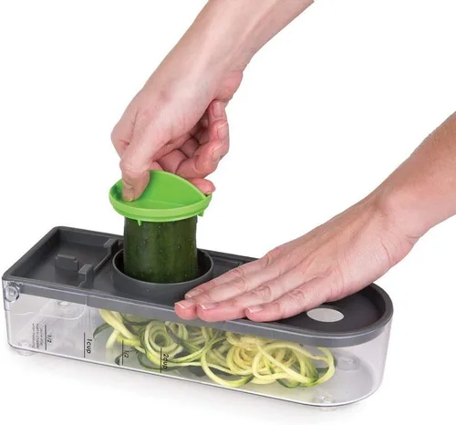 Vista 11 de Prepworks de Progressive Dicer Spiralizer Veggie Chopper, Blanco