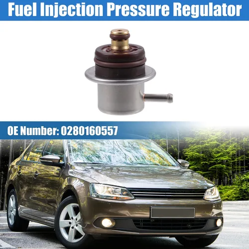 Vista 2 de X AUTOHAUX Regulador de presión de inyección de combustible para Volkswagen EuroVan 1993 para Volkswagen EuroVan 1995 reemplaza 0280160557