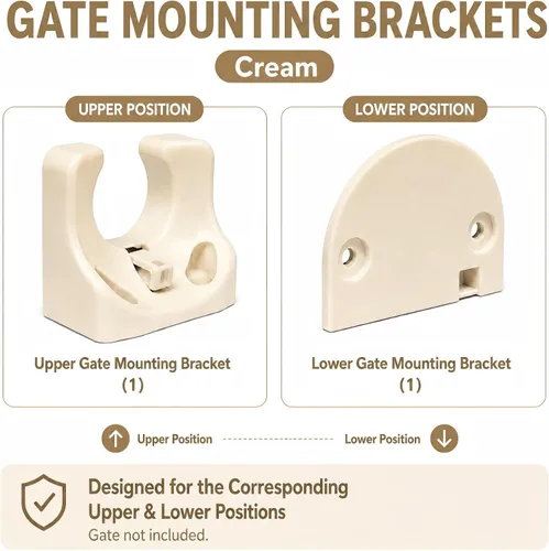 Vista 4 de SPACEANY Kit de piezas de repuesto retráctiles para puerta de bebé, accesorios oficiales para puertas de seguridad SPACEANY - Incluye montaje
