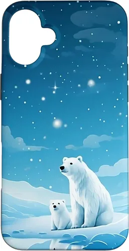 Vista 23 de Polar Bear, Arctic North Pole, Alaska Snow, Cute Polar Bears Case for iPhone 17
