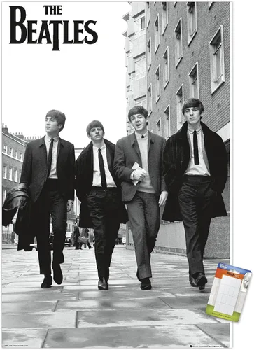 Vista 13 de Trends International The Beatles - Póster de pared "En Londres", 22.375 x 34 pulgadas, versión con marco de madera de granero