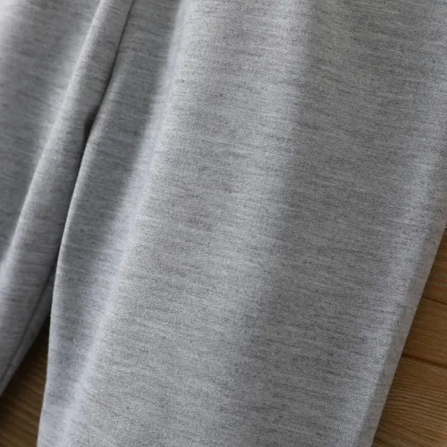 Vista 4 de PATPAT Pantalones deportivos de cintura elástica para bebés, pantalones deportivos sólidos para bebés, pantalones deportivos de meter