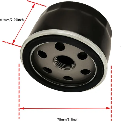 Vista 2 de 492932s 49065-0721 Reemplazo del filtro de aceite para Kawasaki FX600V FR691V FR730V FR651V FS451V FS481V FS651V 4 ciclos motor FB460V (paquete de 4)