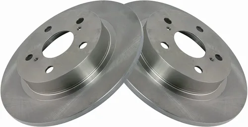 Vista 6 de TRQ Kit de pastillas de freno trasero y rotor, kit químico de freno, pastillas de freno Rotor de freno de cerámica compatible con Scion tC 2011-2016