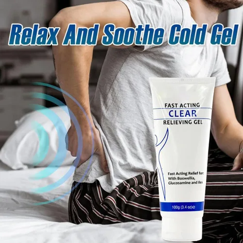 Vista 2 de TIMLIFE Gel refrescante calmante de 3.53 oz, alivia la tensión muscular, lociones deportivas relajantes y refrescantes para el cuidado del cuerpo