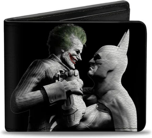 Vista 9 de Buckle-Down Billetera bi plegable de Pu Bifold-Batman para hombre