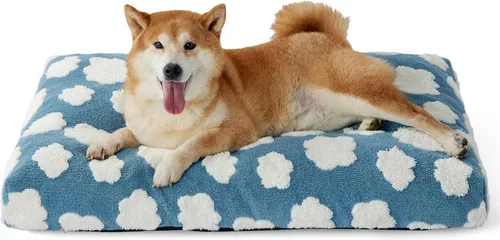 Vista 8 de LE SURE - Bonita almohada estética para mascotas, tamaño mediano, diseño jacquard grueso para mascotas, 30 x 20 pulgadas