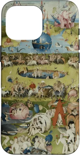 Vista 19 de Hieronymus Bosch - Carcasa para iPhone 17, diseño de jardín de las delicias terrenales