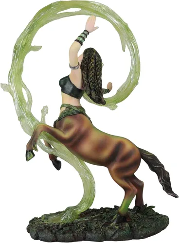 Vista 5 de Ebros Gift Anne Stokes Fantasía Arte Tierra Elemental Mago Hechicera Centauridas Invocación Espíritu Gaia Magic Energy Collector Figurine Guerrero